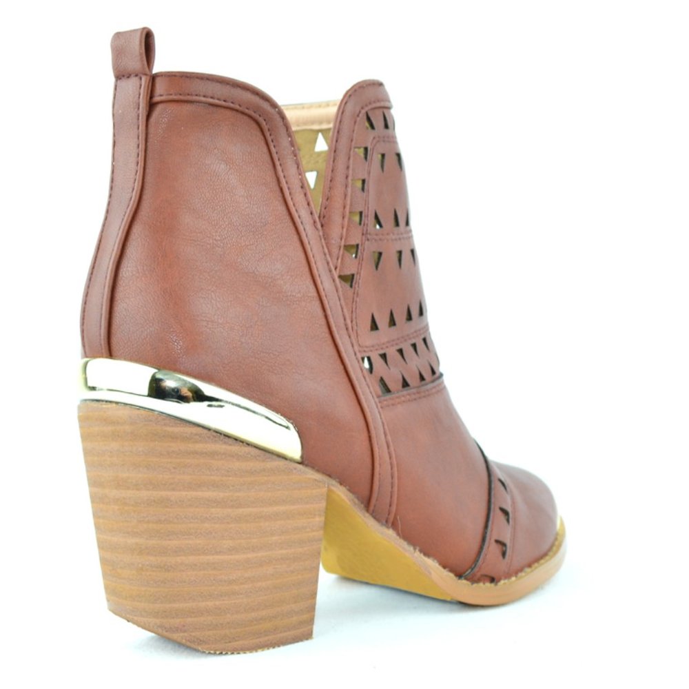 BLOCK HEELED BOOTIES - Picture 3 of 4